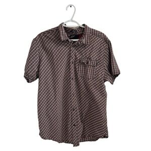 Alpinestars Plaid Short Sleeve Button Up Shirt